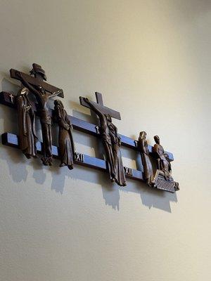 The end of the stations of the cross.