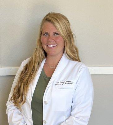 Dr. Sloan Jenkins Audiologist; Dr. Jenkins has years of experience in diagnosing and treating hearing loss.