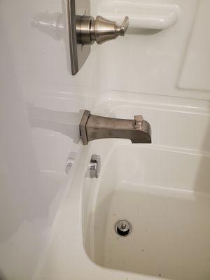 We requested brushed nickel fixtures when we purchase and they put in mismatched fixtures with chrome and brushed nickel.