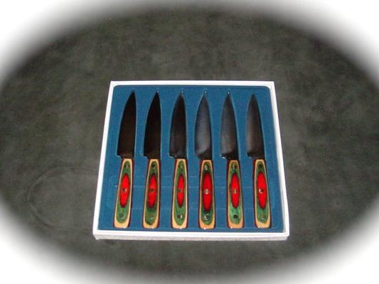 6 peice steak knife set