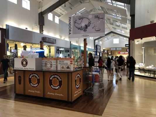 Kiosk inside Gurnee Mills.