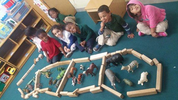 Children Learning about different animals.