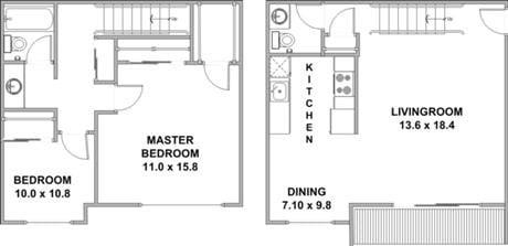 Two Bdrm Townhouse