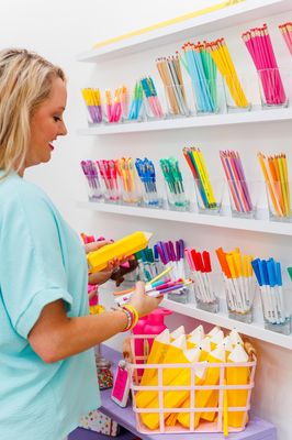 Our mission is spreading happiness through handwriting, and our customers love shopping our colorful collection of pens and markers.