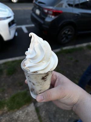 Cookies and Cream with Vanilla Soft Serve Gelati