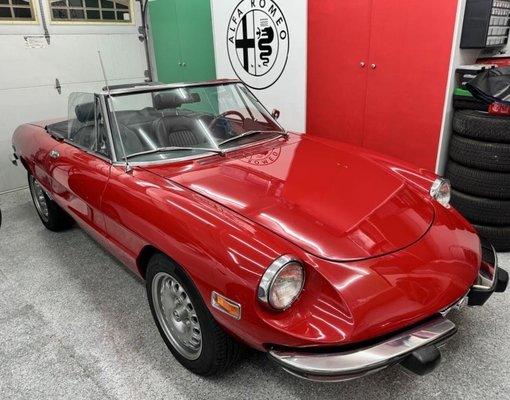 My '74 Alfa Romeo Spider Veloce--restoration funded by PrimeSource Credit Union