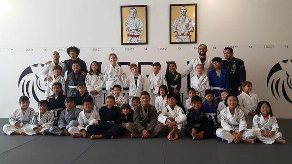 Kids BJJ class