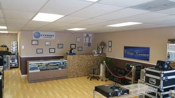 Come see our beautiful store for all your Audio - Video - Lighting  needs