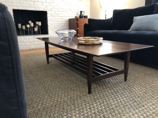 Coffee table and chest.