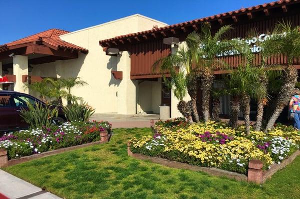 I love the landscaping of this bank. It feels relaxing