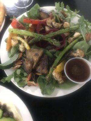 Roasted Veggie Salad with Chicken