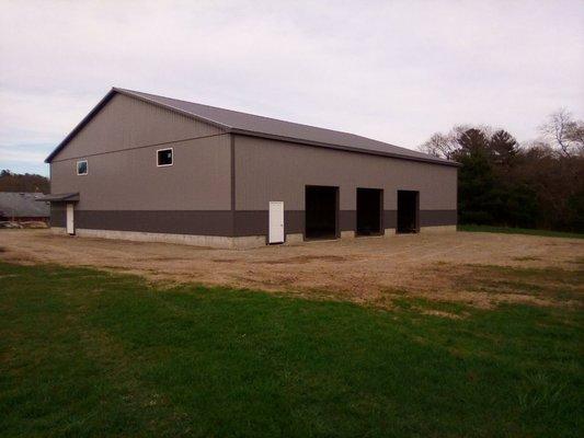 Custom pole barn for classic car storage!