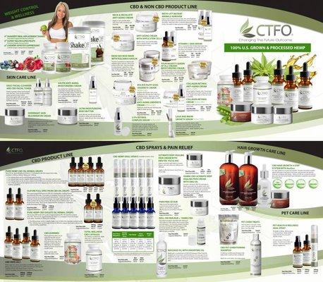 CBD Line of Products