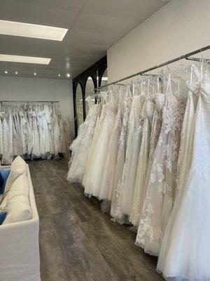 Some dresses were out, but they had a BUNCH more in the back! Great selection!