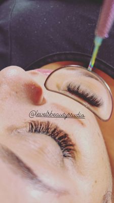 Lash extensions 1x1