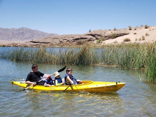 Havasu Adventure Tours takes you on an exciting and informative, guided Kayaking tour. See the most beautiful place on the lake.