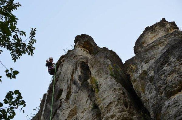 A fun rock climbing event at the Spinal Cord Injury Association of Illinois!