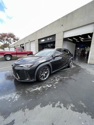 Ceramic window tint #ceramicwindowtint #xpelwindowtint #sandimas #lexus