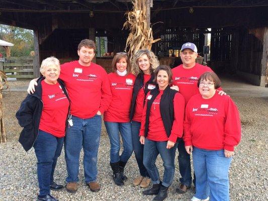 Photo op at McMonigle's Farm.