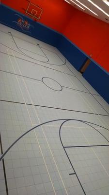 Basketball court.