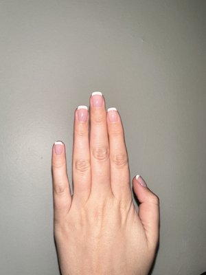 Dip French mani