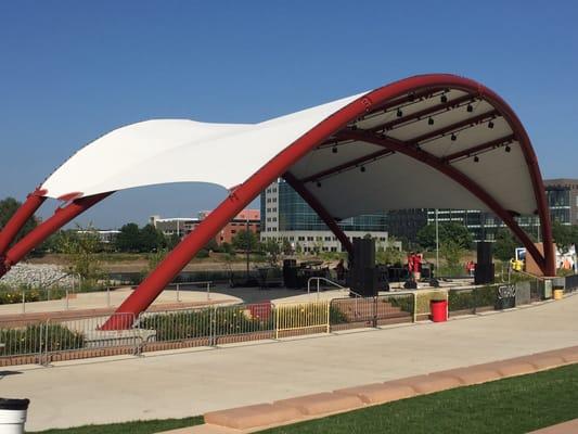 Amazing riverside stage!