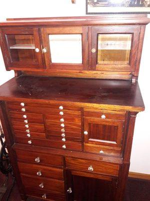 Antique dentist cabinet 400lbs