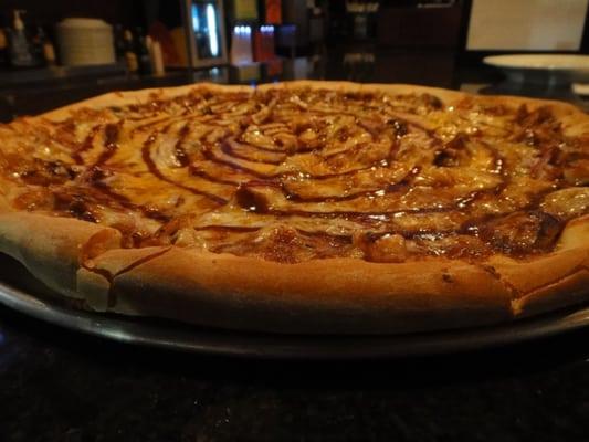 Our famous BBQ Chicken Pizza!