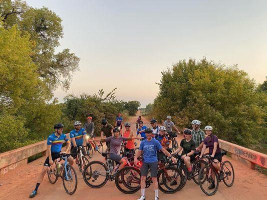 Group gravel ride