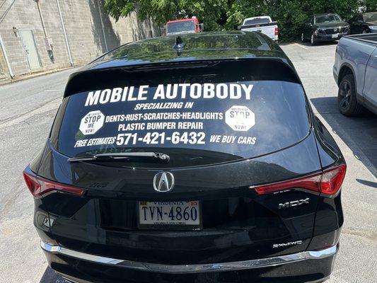 Mobile Auto Dent Repair & Detailing