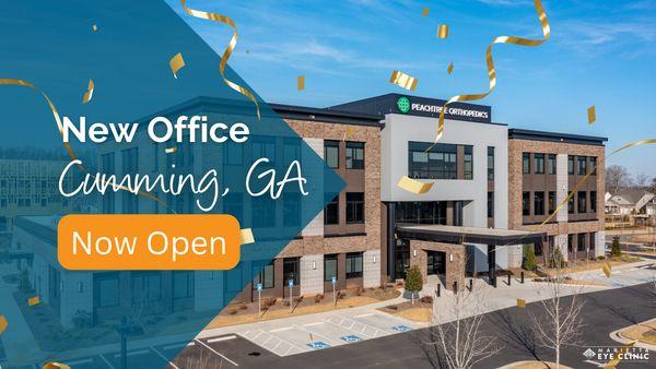 Clear vision awaits in Cumming, GA! Discover our new Marietta Eye Clinic location for top-notch care and personalized service.