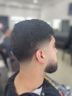 Low shaved taper&beard