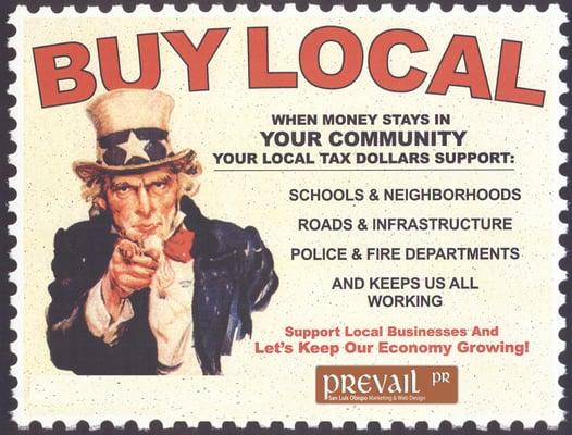 Buy Local and support your community