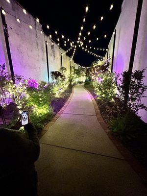 Garden Walk from 3rd Avenue to the Public Parking Lot.