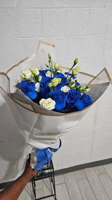 Rosas azules