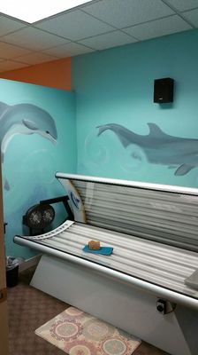 One of our tanning rooms...