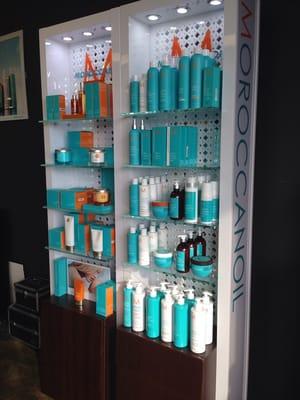 The only salon carrying Moroccan Oil body products!