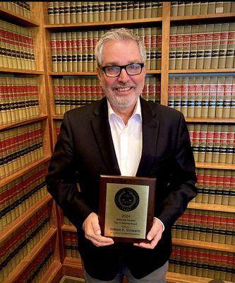 Bill is proud to be named a top 10 attorney for West Virginia by the National Academy of Personal Injury Attorneys for 2024.