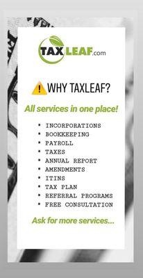 Why Taxleaf???