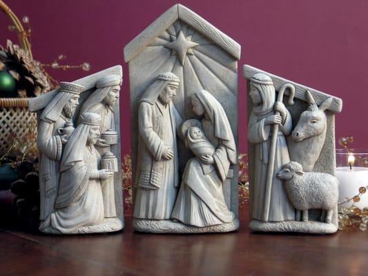 Nativity statuary