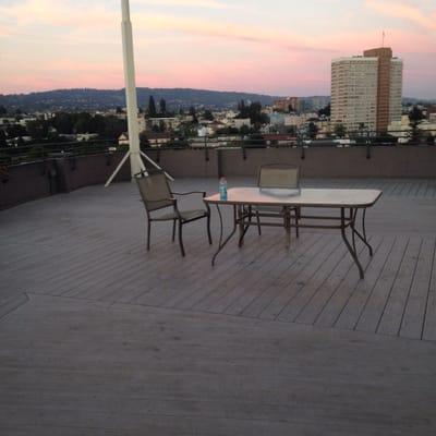 The sad state of the rooftop furniture 8/2015. In decline and waiting on update since 12/2014.