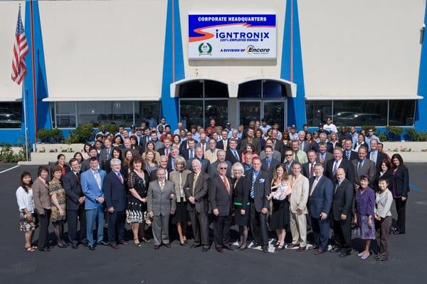 The Signtronix family at their headquarters in Torrance, CA