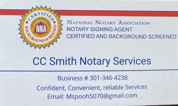 Cc Smith Notary