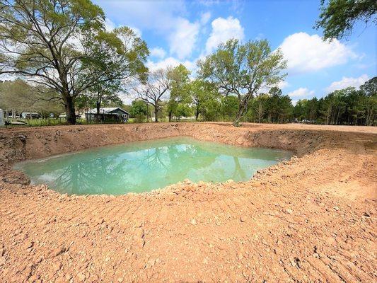 Beautiful pond in Sour Lake, Texas.