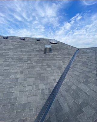 Upgraded Valleys completed Slate Grey Roof