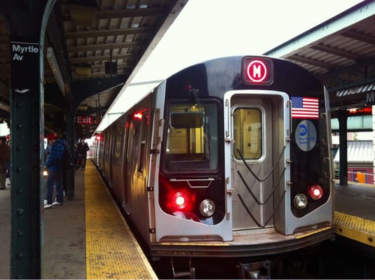 M train to Metropolitan avenue