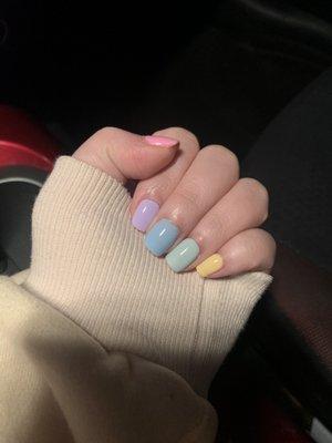 pastel shellac