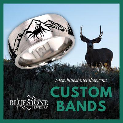 Create your own custom ring from a variety of metal and design options.