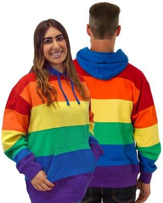 "PRIDE" Series UNISEX Pullover Hoodie; Style # 4056; Blend: 60% Cotton / 40% Poly; Sizes: S thru XL, and 2X & 3X.