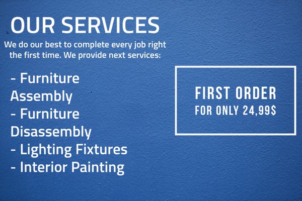 Our Services (Special price is for Richmond only)